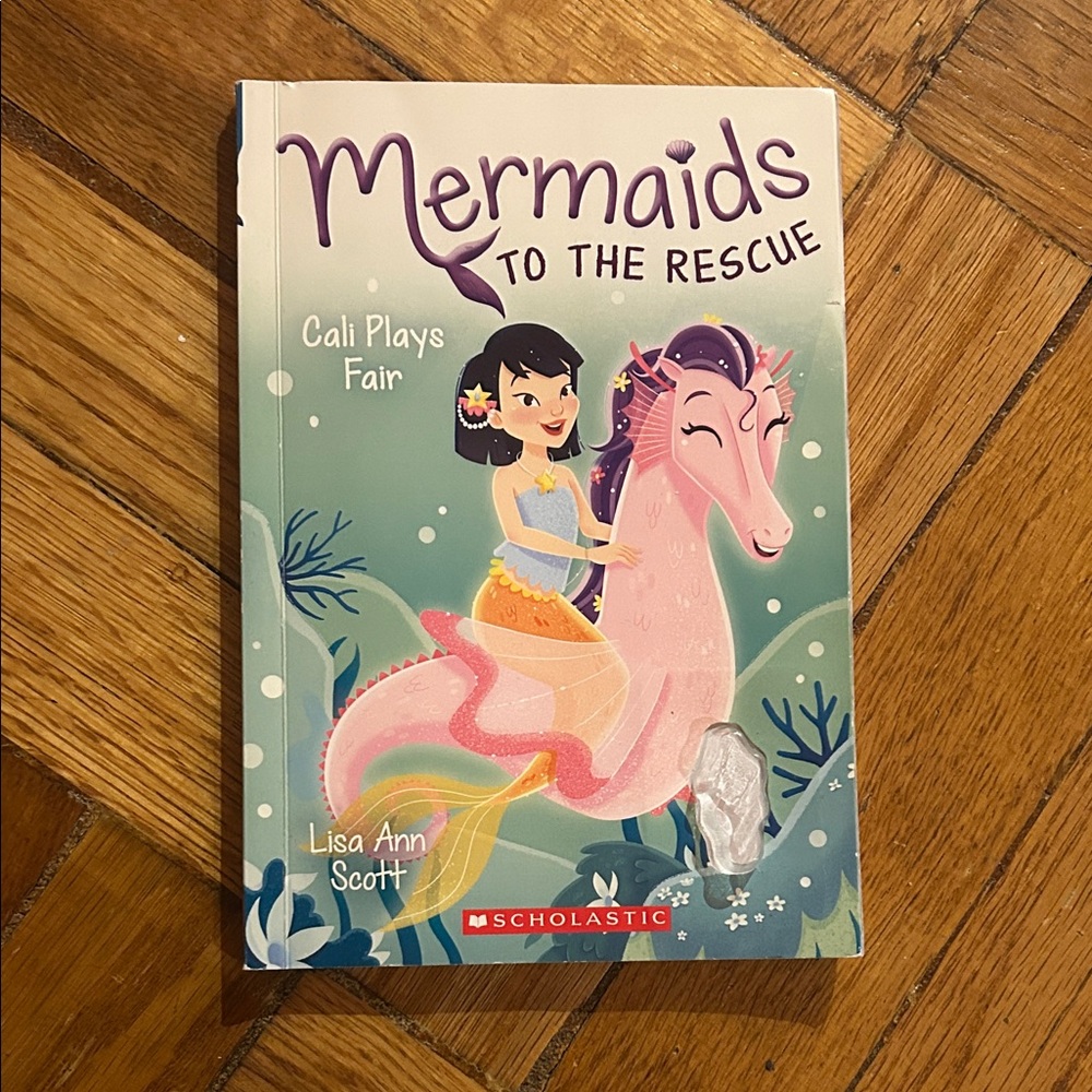 Scholastic Mermaids to the Rescue Book - Pink and Blue